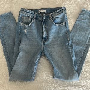 Zara Skinny High Rise Jeans